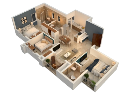 1 BHK Plan